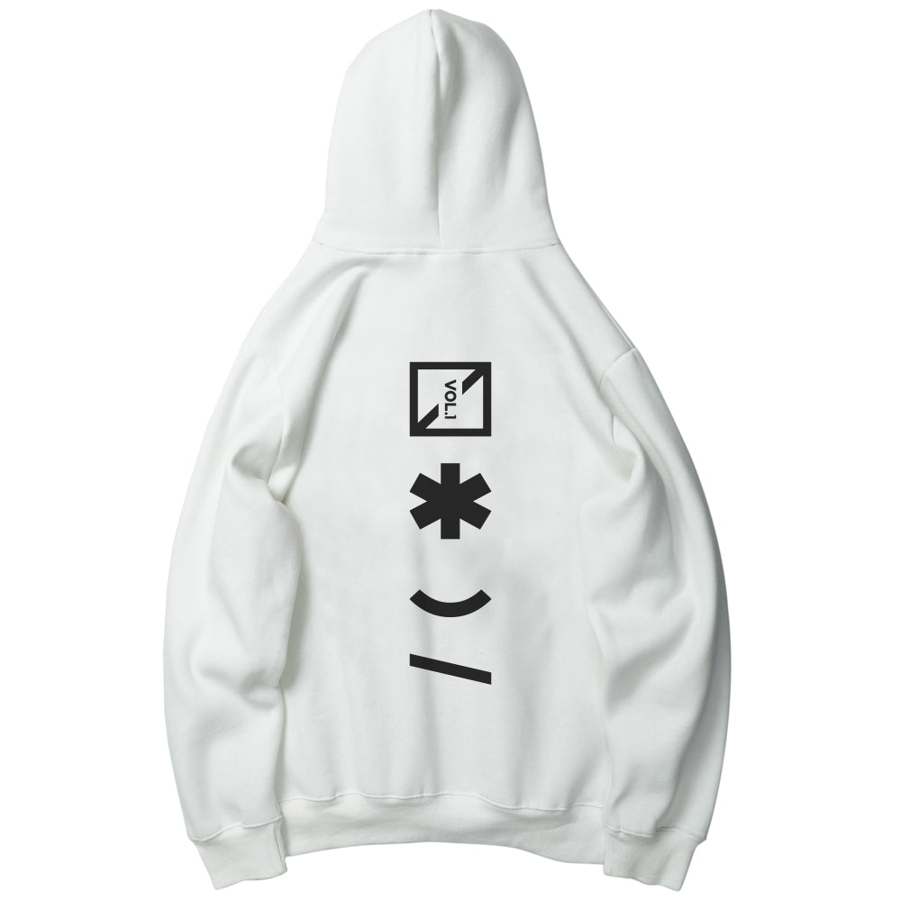 
            
                Load image into Gallery viewer, BASHAN HOODIE / UNISEX / WHITE
            
        