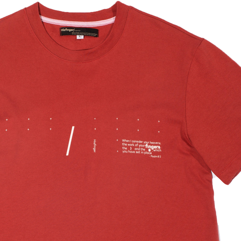 ZION SLIM FIT T-SHIRT / UNISEX / VINTAGE RED