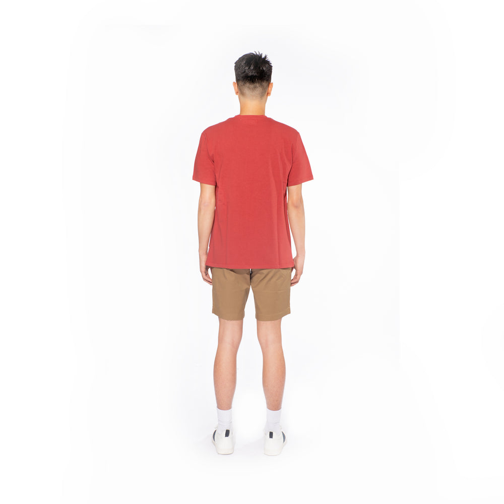 ZION SLIM FIT T-SHIRT / UNISEX / VINTAGE RED