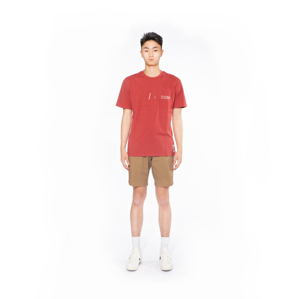 ZION SLIM FIT T-SHIRT / UNISEX / VINTAGE RED