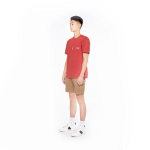 ZION SLIM FIT T-SHIRT / UNISEX / VINTAGE RED