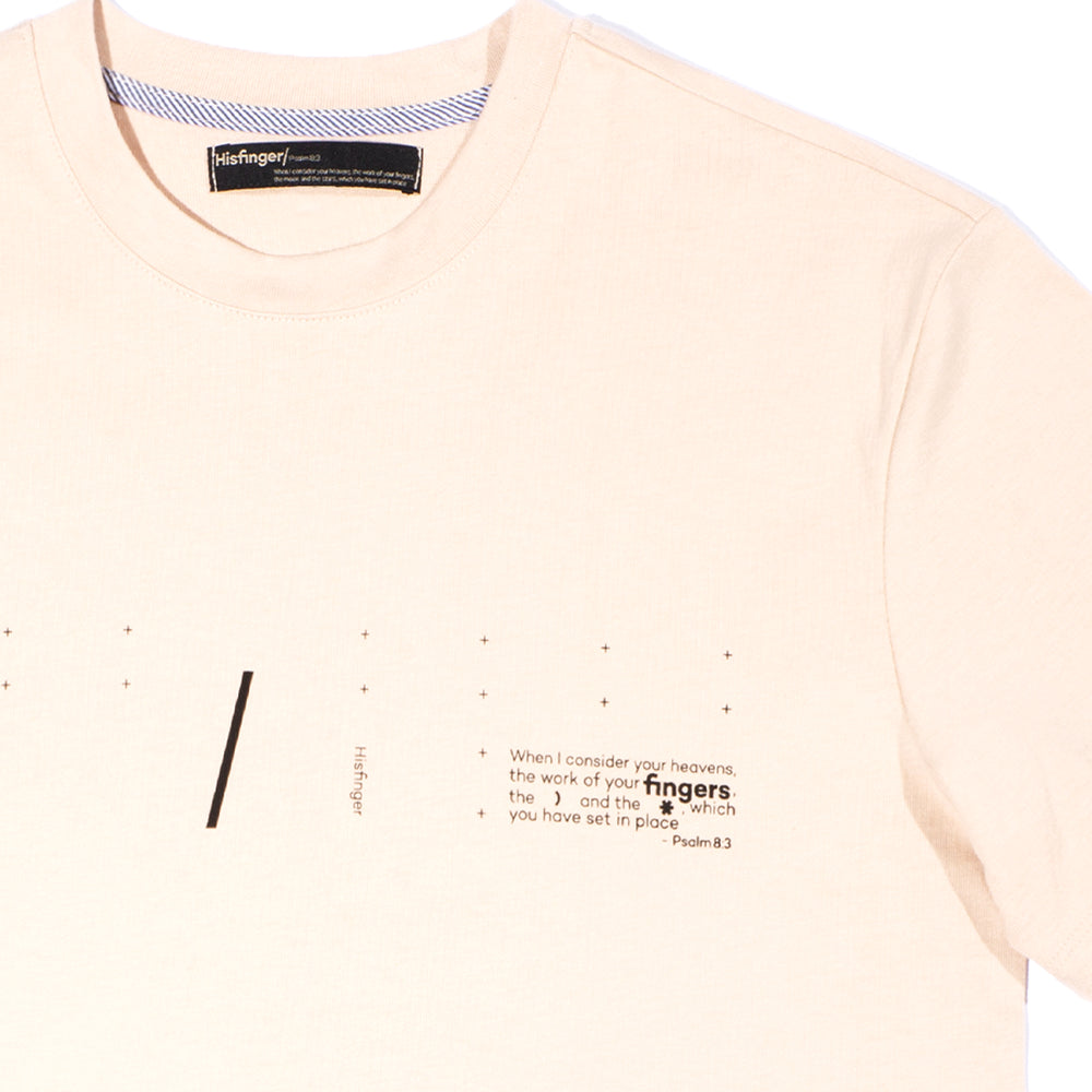 SINAI SLIM FIT T-SHIRT / UNISEX / BEIGE