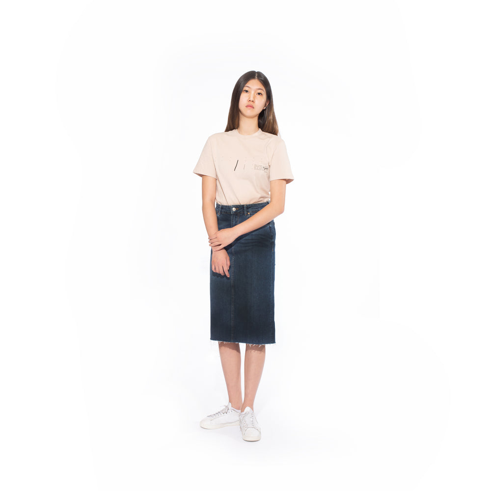 SINAI SLIM FIT T-SHIRT / UNISEX / BEIGE